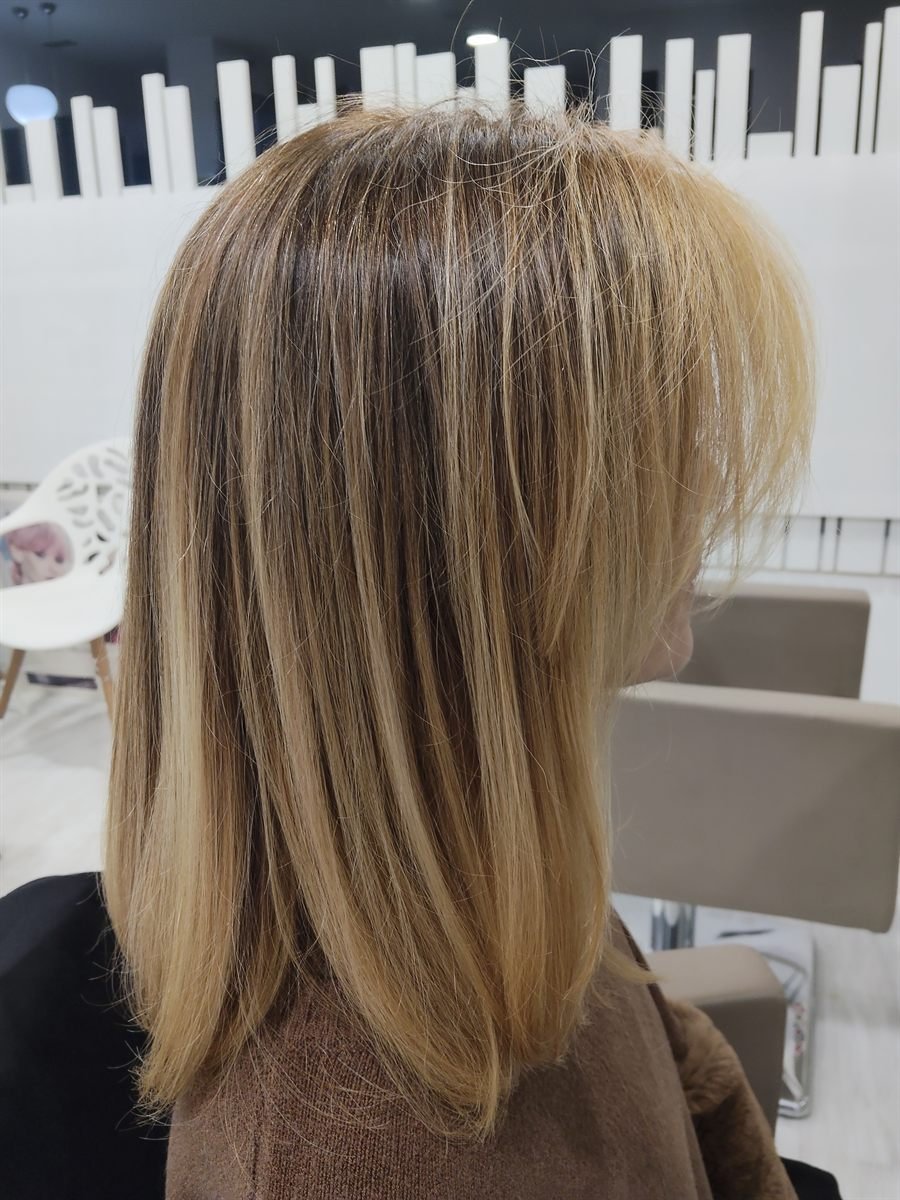 Balayage rubio en Duetto